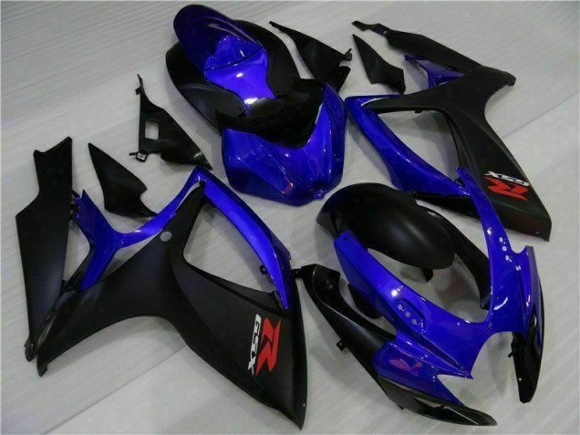 06-07 Blue Black Suzuki GSXR 600/750 Motorcycle Fairing 06-07 Blue Black Suzuki GSXR 600/750 Motorcycle Fairing