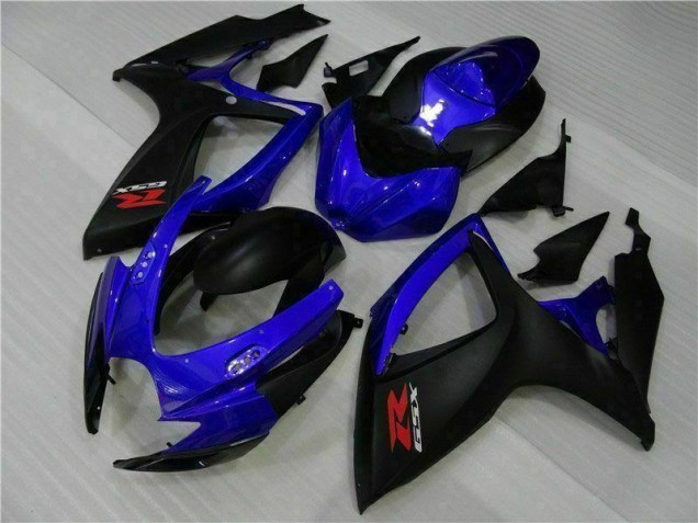 06-07 Blue Black Suzuki GSXR 600/750 Motorcycle Fairing 06-07 Blue Black Suzuki GSXR 600/750 Motorcycle Fairing