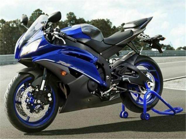 06-07 Blue Black Yamaha YZF R6 Aftermarket Motorcycle Fairings 06-07 Blue Black Yamaha YZF R6 Aftermarket Motorcycle Fairings