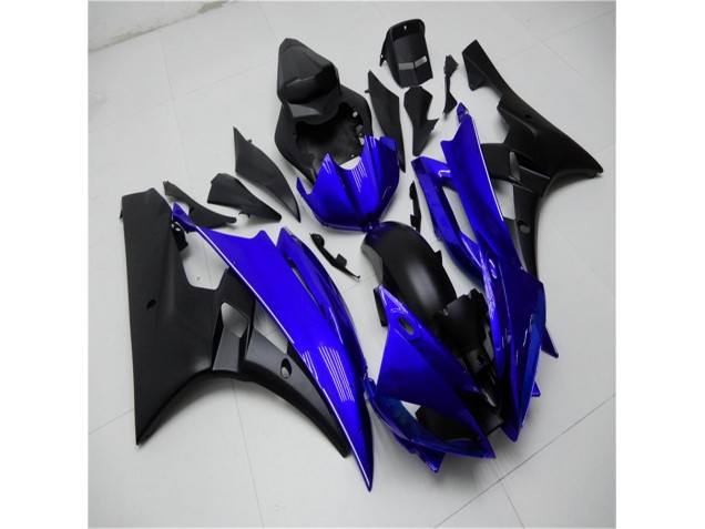 06-07 Blue Black Yamaha YZF R6 Motorcycle Fairing & Bodywork 06-07 Blue Black Yamaha YZF R6 Motorcycle Fairing & Bodywork