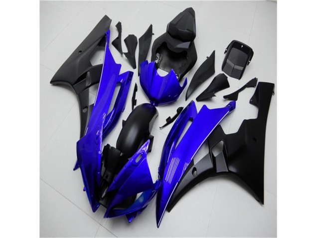 06-07 Blue Black Yamaha YZF R6 Motorcycle Fairing & Bodywork 06-07 Blue Black Yamaha YZF R6 Motorcycle Fairing & Bodywork