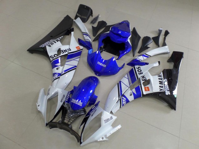 06-07 Blue Blue White ENEOS Yamaha YZF R6 Motorcycle Fairings 06-07 Blue Blue White ENEOS Yamaha YZF R6 Motorcycle Fairings