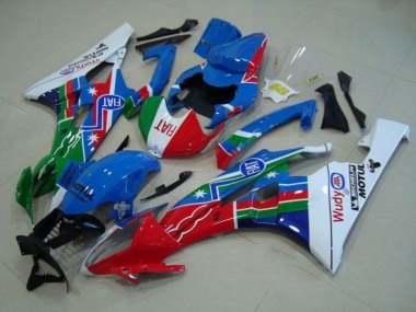 06-07 Blue Red White Green Yamaha YZF R6 Motorcycle Fairings