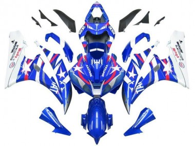 06-07 Blue Star Fiat Yamaha YZF R6 Motorcycle Fairings