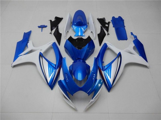 06-07 Blue White Suzuki GSXR 600/750 Motorcycle Fairing 06-07 Blue White Suzuki GSXR 600/750 Motorcycle Fairing