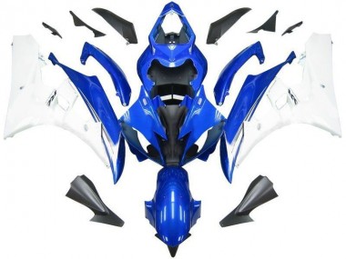 06-07 Blue White Yamaha YZF R6 Motorcycle Bodywork