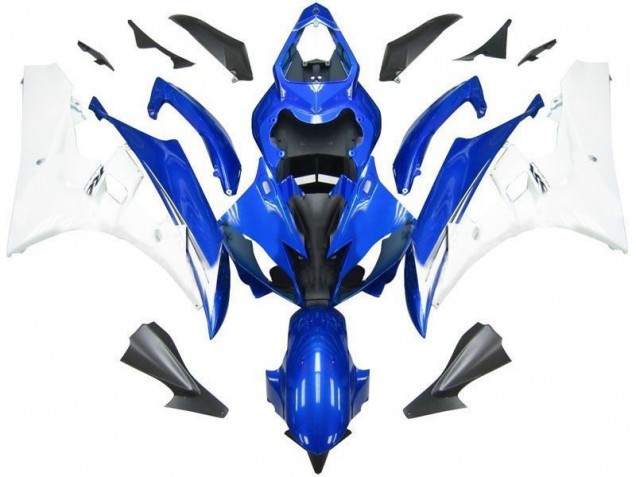 06-07 Blue White Yamaha YZF R6 Motorcycle Bodywork 06-07 Blue White Yamaha YZF R6 Motorcycle Bodywork
