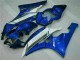 06-07 Blue White Yamaha YZF R6 Motorcycle Fairing 06-07 Blue White Yamaha YZF R6 Motorcycle Fairing