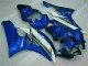 06-07 Blue White Yamaha YZF R6 Motorcycle Fairing 06-07 Blue White Yamaha YZF R6 Motorcycle Fairing