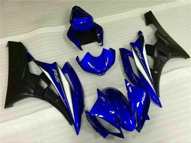 06-07 Blue Yamaha YZF R6 Motorcycle Fairing