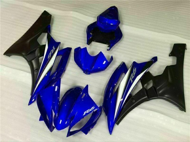 06-07 Blue Yamaha YZF R6 Motorcycle Fairing