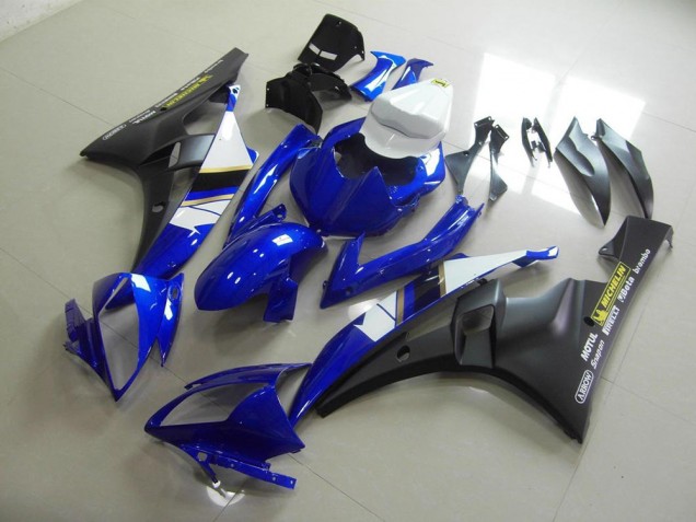 06-07 Blue Yamaha YZF R6 Motorcycle Fairings