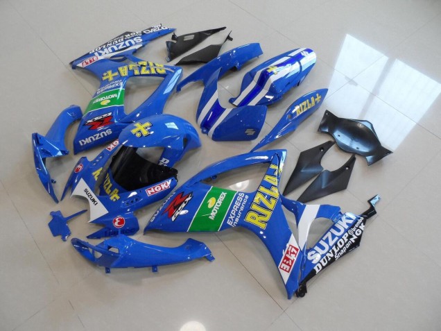 06-07 Blue Yellow Rizla Suzuki GSXR 750 Motorcycle Fairings 06-07 Blue Yellow Rizla Suzuki GSXR 750 Motorcycle Fairings