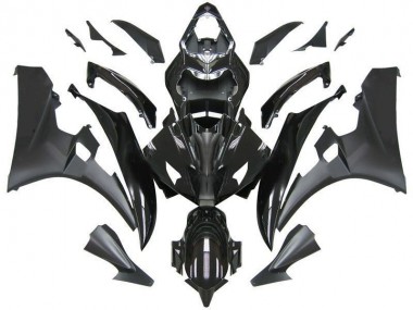 06-07 Contrast Black Yamaha YZF R6 Motorcycle Fairings