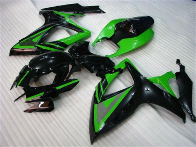 06-07 Green Black Suzuki GSXR 600/750 Motorcycle Fairings 06-07 Green Black Suzuki GSXR 600/750 Motorcycle Fairings
