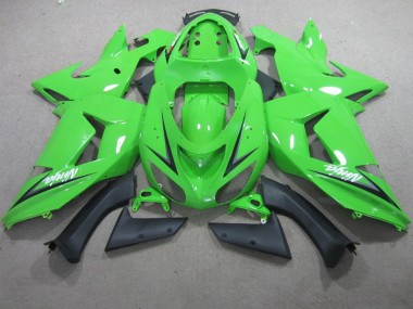 06-07 Green Ninja Kawasaki ZX10R Motorcycle Fairings