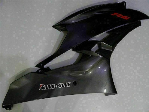 06-07 Grey Black Yamaha YZF R6 Motorcycle Fairing 06-07 Grey Black Yamaha YZF R6 Motorcycle Fairing