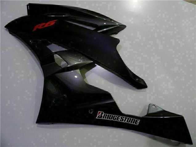 06-07 Grey Black Yamaha YZF R6 Motorcycle Fairing 06-07 Grey Black Yamaha YZF R6 Motorcycle Fairing