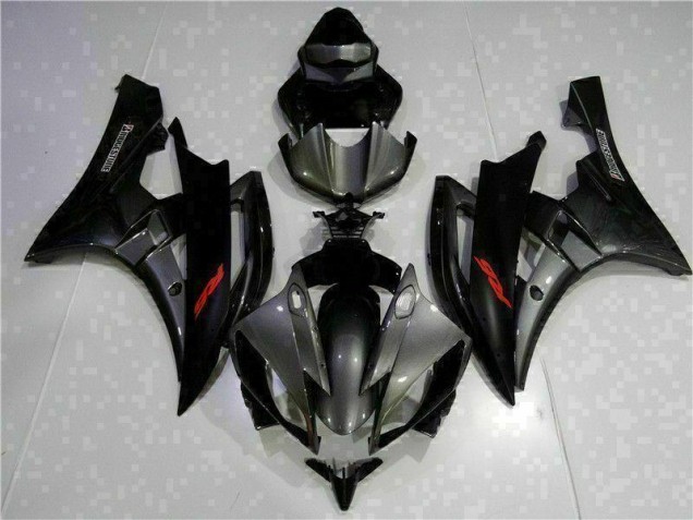 06-07 Grey Black Yamaha YZF R6 Motorcycle Fairing 06-07 Grey Black Yamaha YZF R6 Motorcycle Fairing