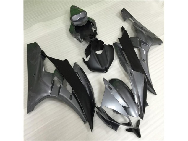 06-07 Grey Black Yamaha YZF R6 Motorcycle Fairings 06-07 Grey Black Yamaha YZF R6 Motorcycle Fairings