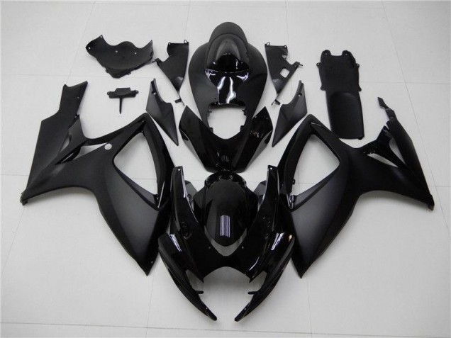 06-07 Matte Black Suzuki GSXR 600/750 Motorcycle Fairings 06-07 Matte Black Suzuki GSXR 600/750 Motorcycle Fairings