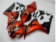 06-07 Orange Black Honda CBR1000RR Motorcycle Fairings