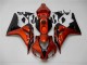 06-07 Orange Black Honda CBR1000RR Motorcycle Fairings