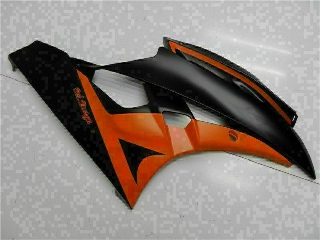 06-07 Orange Black Yamaha YZF R6 Motorcycle Fairings 06-07 Orange Black Yamaha YZF R6 Motorcycle Fairings