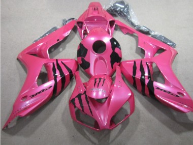 06-07 Pink Black Monster Honda CBR1000RR Motorcycle Fairings