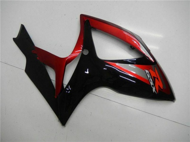 06-07 Red Black Suzuki GSXR 600/750 Motorcycle Fairings 06-07 Red Black Suzuki GSXR 600/750 Motorcycle Fairings