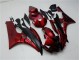06-07 Red Black Yamaha YZF R6 Motorcycle Fairing 06-07 Red Black Yamaha YZF R6 Motorcycle Fairing