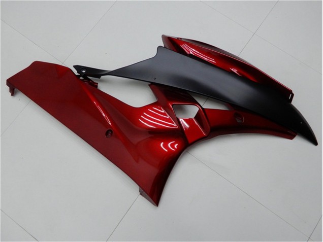 06-07 Red Black Yamaha YZF R6 Motorcycle Fairing 06-07 Red Black Yamaha YZF R6 Motorcycle Fairing