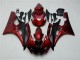 06-07 Red Black Yamaha YZF R6 Motorcycle Fairing 06-07 Red Black Yamaha YZF R6 Motorcycle Fairing