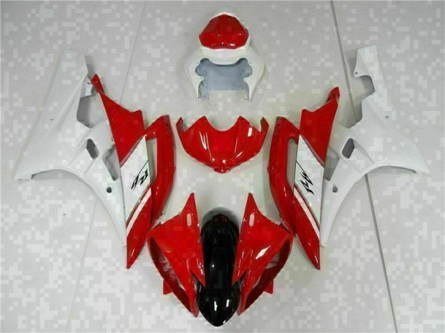06-07 Red White Yamaha YZF R6 Full Motorcycle Fairing Kits 06-07 Red White Yamaha YZF R6 Full Motorcycle Fairing Kits