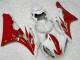 06-07 Red White Yamaha YZF R6 Motorcycle Bodywork 06-07 Red White Yamaha YZF R6 Motorcycle Bodywork
