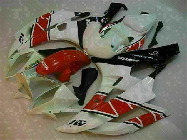 06-07 Red White Yamaha YZF R6 Motorcycle Fairing & Bodywork 06-07 Red White Yamaha YZF R6 Motorcycle Fairing & Bodywork