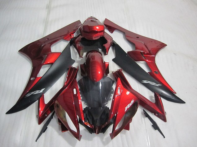 06-07 Red Yamaha YZF R6 Full Motorcycle Fairing Kits 06-07 Red Yamaha YZF R6 Full Motorcycle Fairing Kits