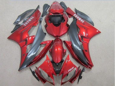 06-07 Red Yamaha YZF R6 Motorcycle Fairing