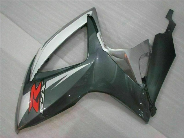 06-07 Silver Black Suzuki GSXR 600/750 Motorcycle Fairings 06-07 Silver Black Suzuki GSXR 600/750 Motorcycle Fairings