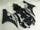 06-07 Silver Black Yamaha YZF R6 Motorcycle Fairings 06-07 Silver Black Yamaha YZF R6 Motorcycle Fairings