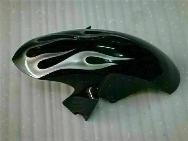 06-07 Silver Flame Black Yamaha YZF R6 Motorcycle Fairings 06-07 Silver Flame Black Yamaha YZF R6 Motorcycle Fairings