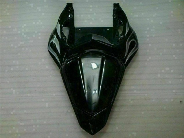 06-07 Silver Flame Black Yamaha YZF R6 Motorcycle Fairings 06-07 Silver Flame Black Yamaha YZF R6 Motorcycle Fairings