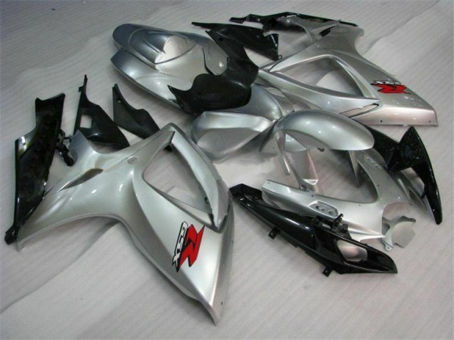 06-07 Silver Suzuki GSXR 600/750 Motorcycle Fairings