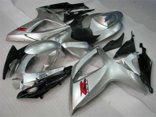 06-07 Silver Suzuki GSXR 600/750 Motorcycle Fairings