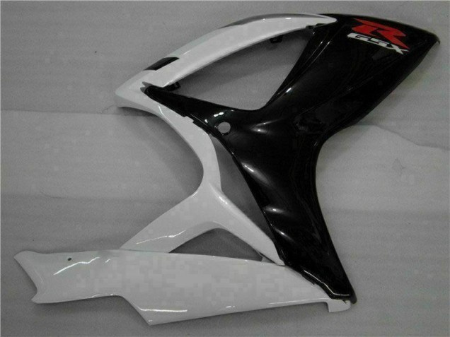 06-07 White Black Suzuki GSXR 600/750 Motorcycle Fairings