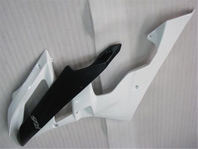06-07 White Black Yamaha YZF R6 Motorcycle Fairing 06-07 White Black Yamaha YZF R6 Motorcycle Fairing