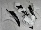 06-07 White Black Yamaha YZF R6 Motorcycle Fairings