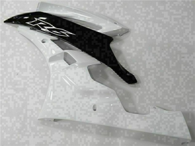 06-07 White Black Yamaha YZF R6 Motorcycle Fairings