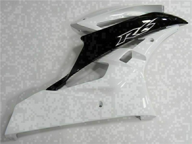 06-07 White Black Yamaha YZF R6 Motorcycle Fairings
