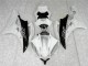 06-07 White Black Yamaha YZF R6 Motorcycle Fairings